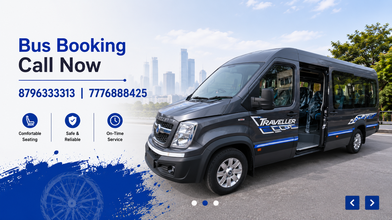 Luxury bus booking and tempo traveller service in Pune