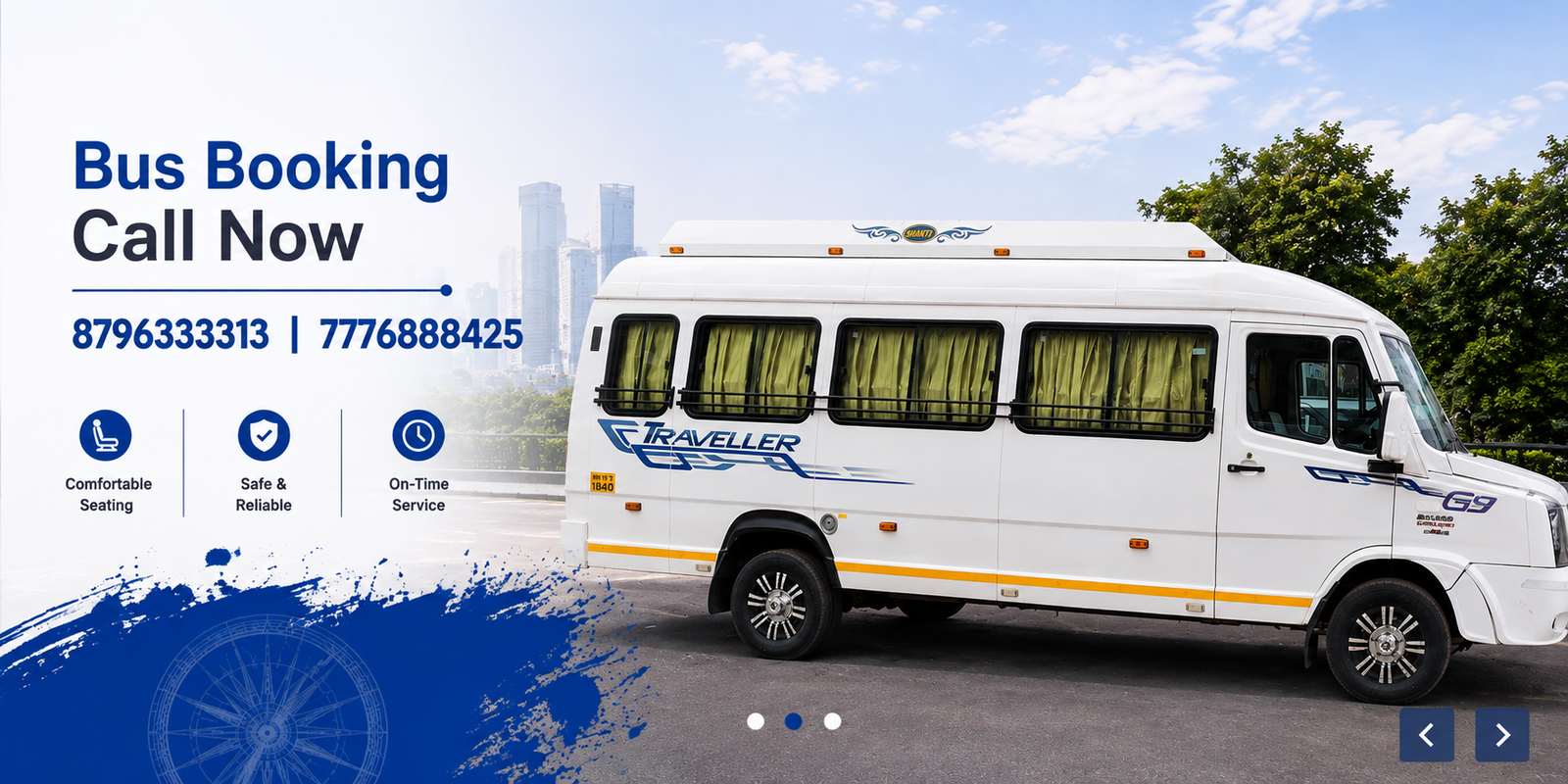 Tempo traveller and bus rental service in Pune